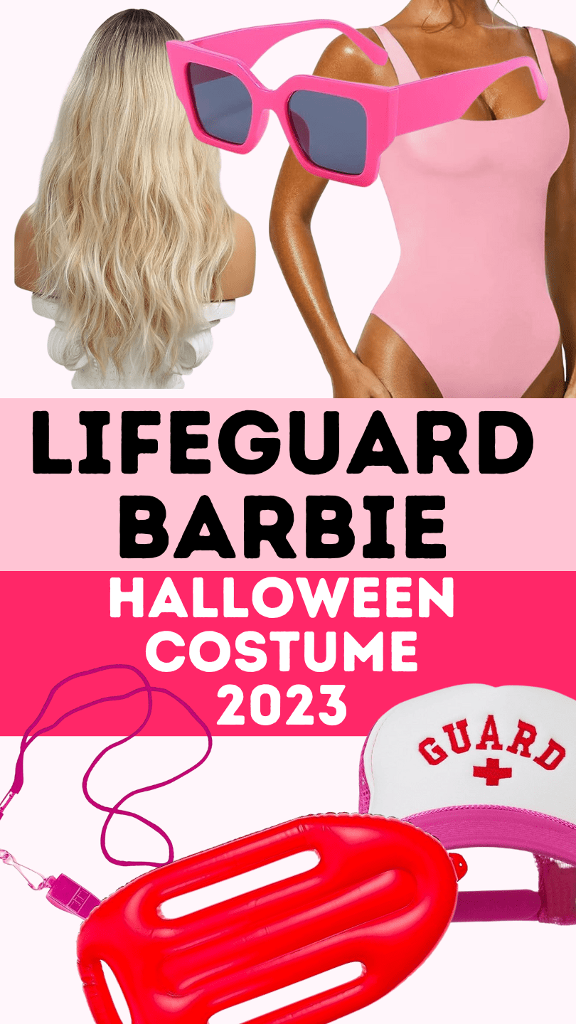 Halloween Costumes Ideas: 7 DIY Ideas for a Lifeguard Barbie Costume for Halloween 2024! Be Pink + Save&nbsp;Lives