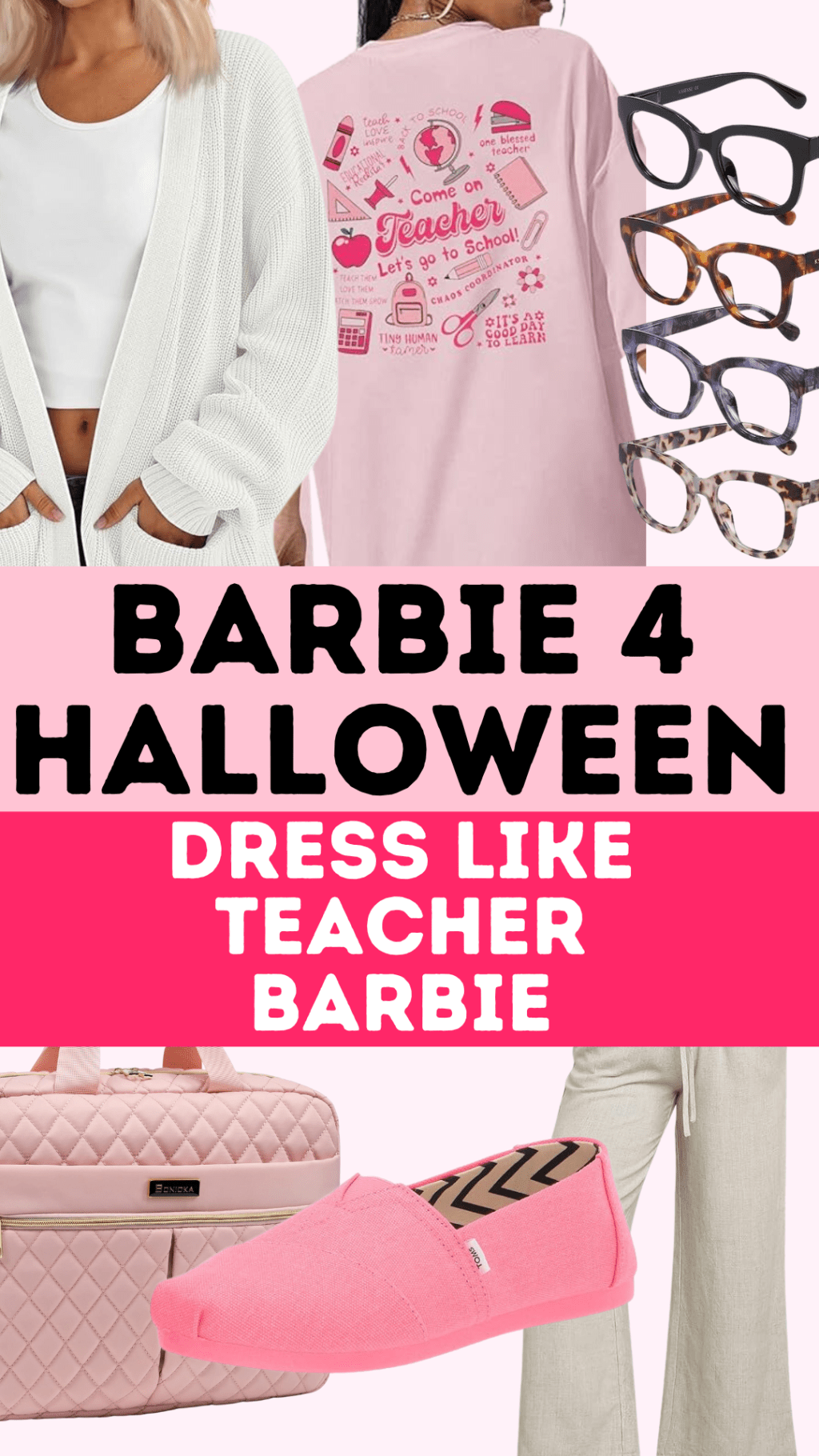 DIY Ideas for a Teacher Barbie Costume for Halloween 2024! Try this Pastel&nbsp;Barbie