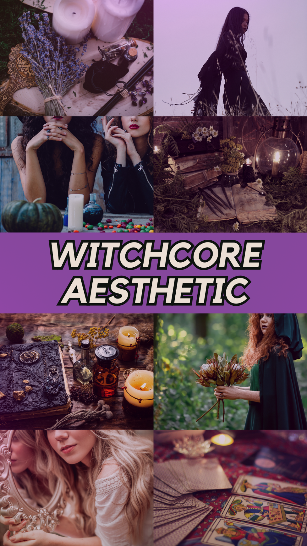 Cores 101: Witchcore 🔮 The Mystical Aesthetic of Purples and&nbsp;Blacks