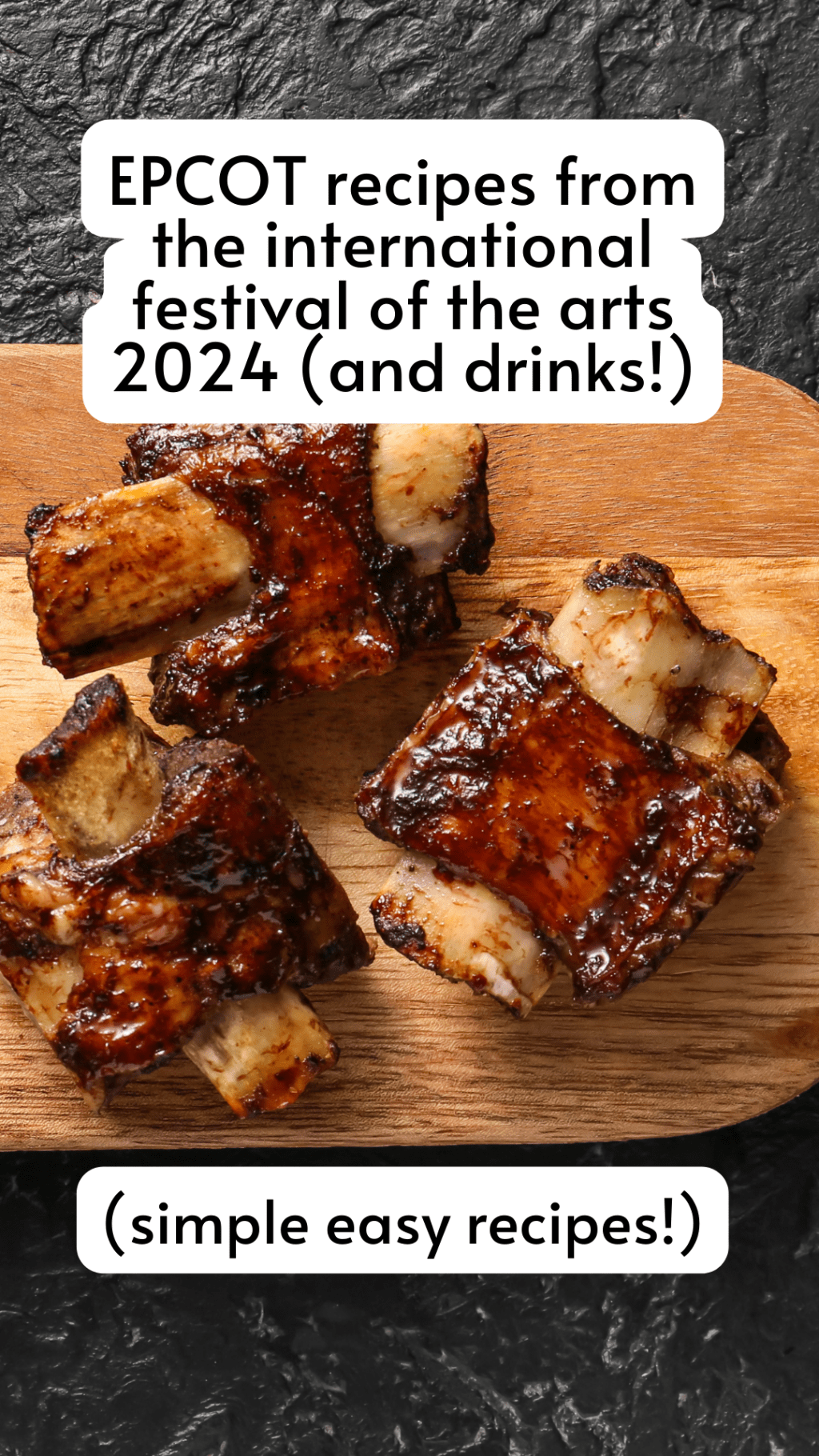 Beef Short Rib: Epcot Dupe Recipes from the International Festival of the Arts 2024 (Unofficial&nbsp;Recipe)