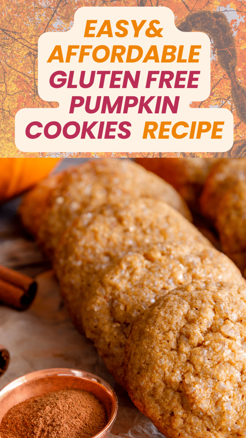 Affordable and Easy Autumn Recipes: Gluten Free Pumpkin Cookies Recipe for Fall&nbsp;2024